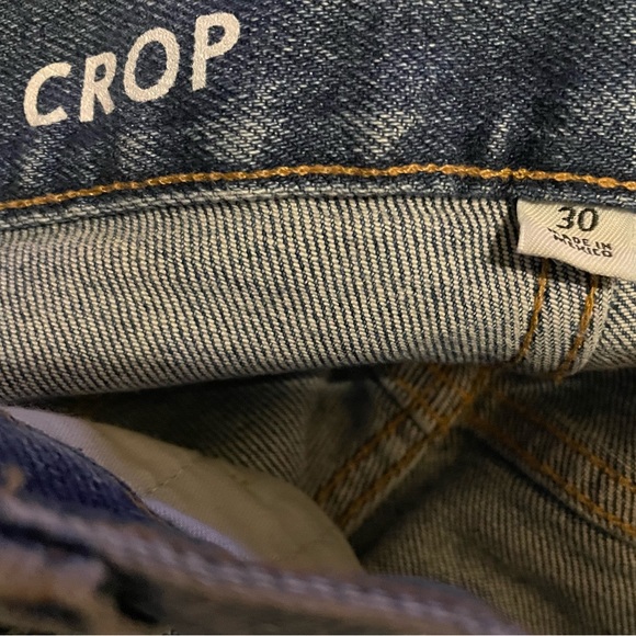 J.CREW 9” Billie Demi Boot Crop Jeans NWT Size 30 Odette Wash - Picture 10 of 10